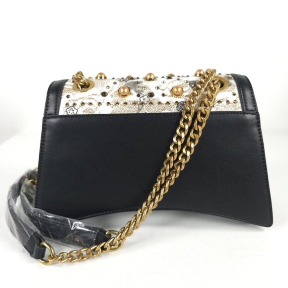 NWT MELEDIK LUXURY BOUTIQUE Purse Chain Rhinestone Purse‎ Shoulder Bag - Picture 13 of 16